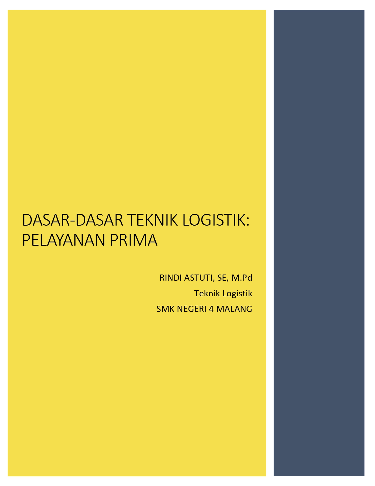 Modul Ajar Dasar-dasar Teknik Logistik